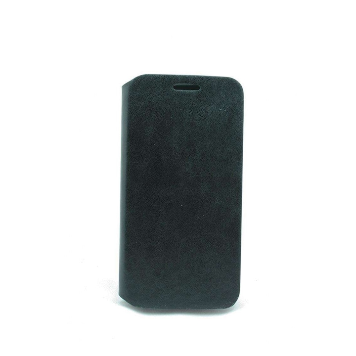 Калъф книжка за Alcatel Pop C2 в ЕКО кожа Цвят черен