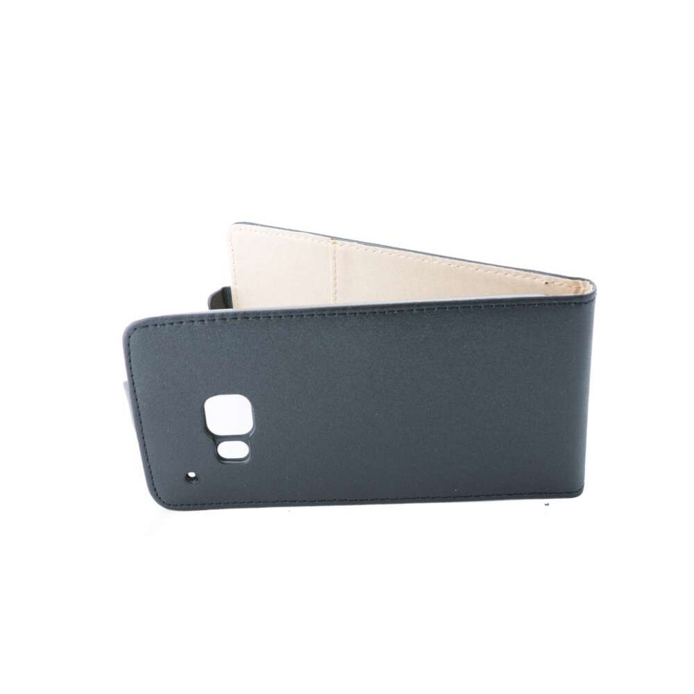 Husa HTC One M9 model SLIM POCKET din Piele ECO Neagra