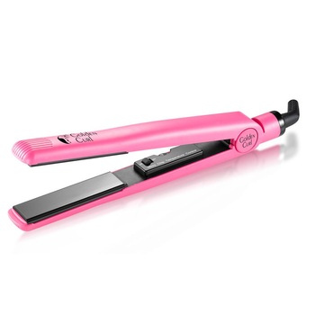 Placa de indreptat parul Golden Curl, Roz Titan Placa de indreptat parul Golden Curl, Roz Titan