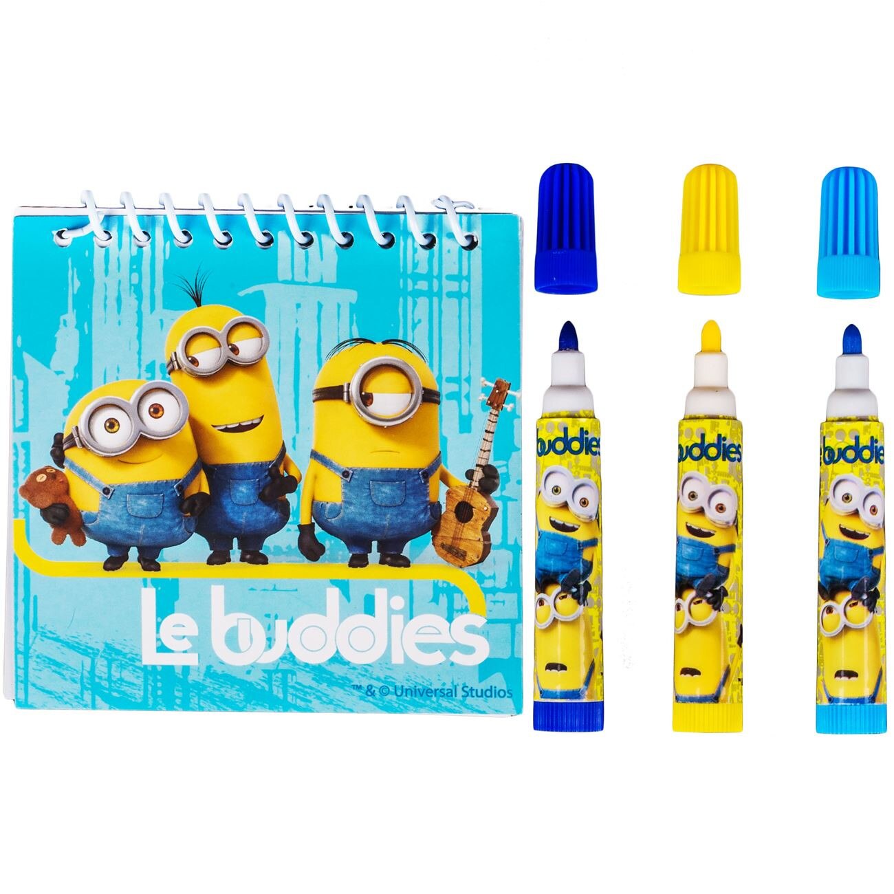 Set Carnet Minions Cu 3 Mini Carioci