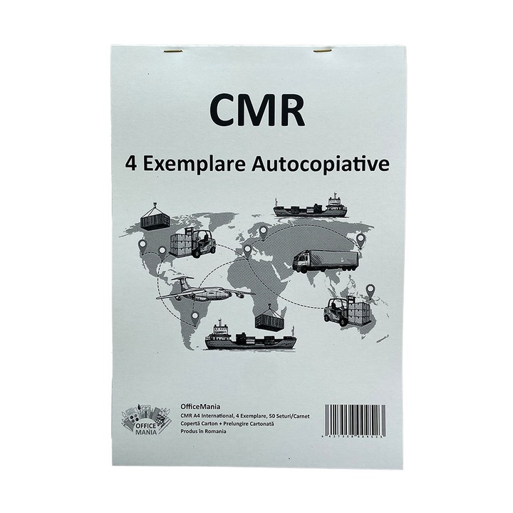 CMR International A4, 4 копия, 50 комплекта / тетрадка