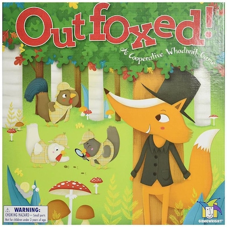 Joc de masa Outfoxed! Pe urmele vulpii hotomane, Gamewright, 5-99 ani