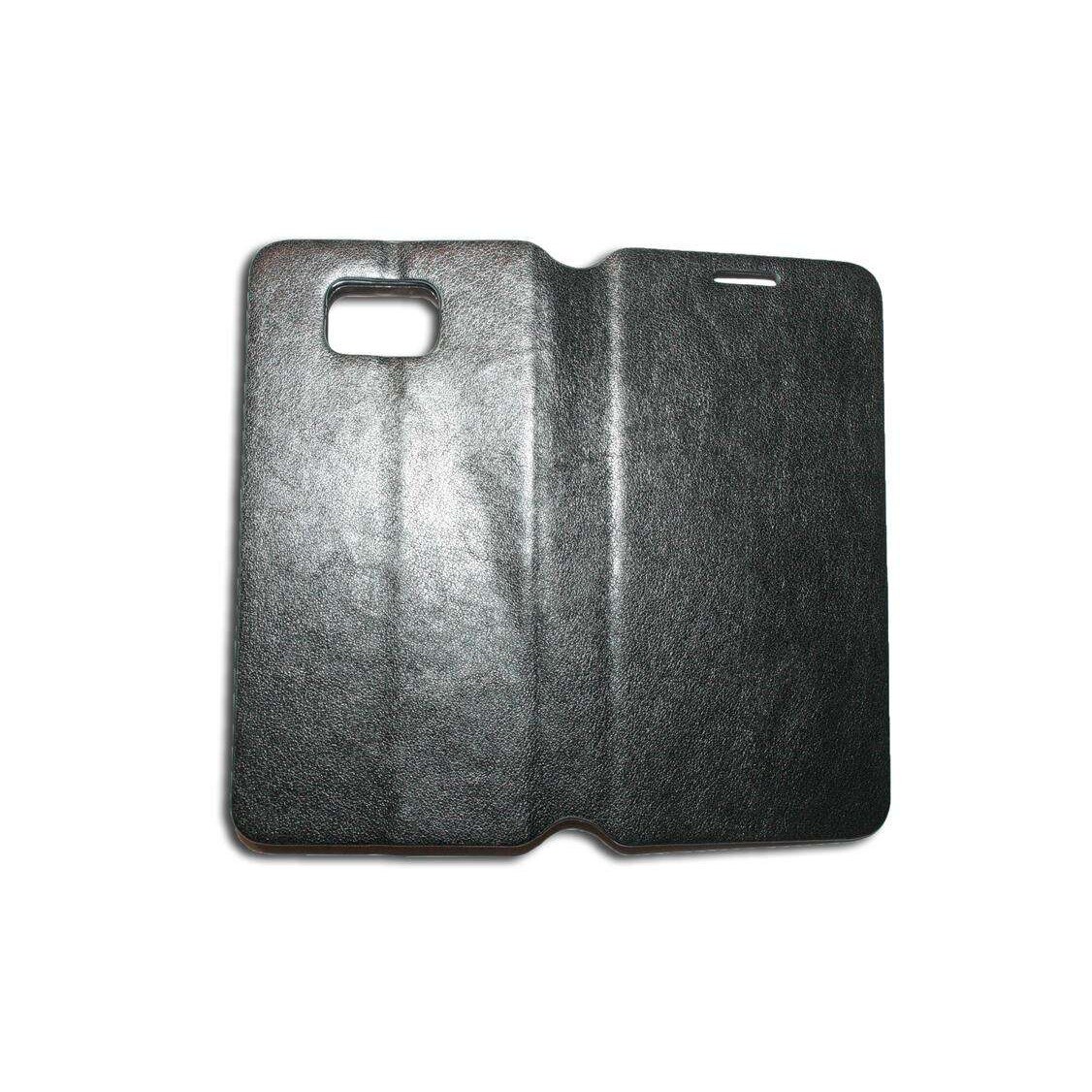 Husa Samsung Galaxy Alpha G850 - piele neagra ECO model carte