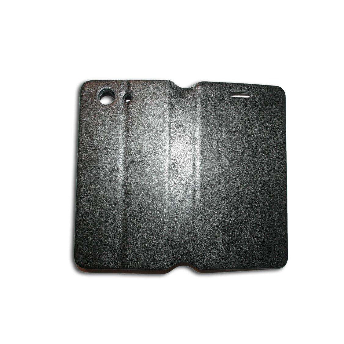 Husa Sony Ericsson Xperia Z3 Compact din Piele ECO model carte neagra