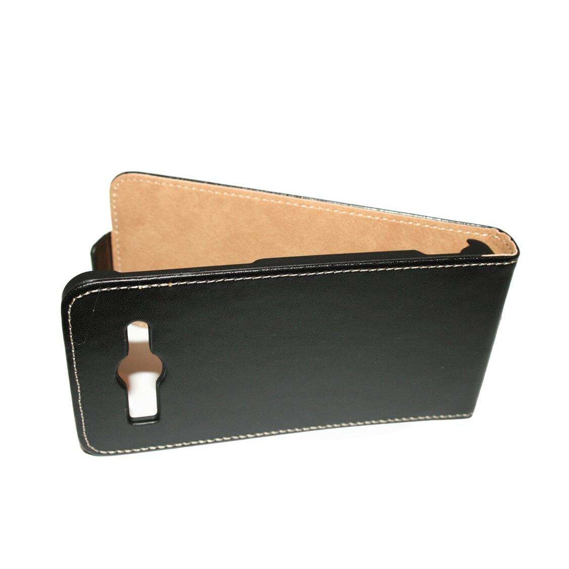 Husa Huawei Ascend G525 din Piele ECO SLIM Culoare Neagra PT