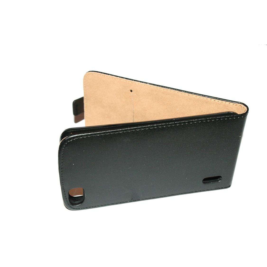 Husa SLIM FLEXI Huawei Honor 6 din Piele ECO Culoare Neagra