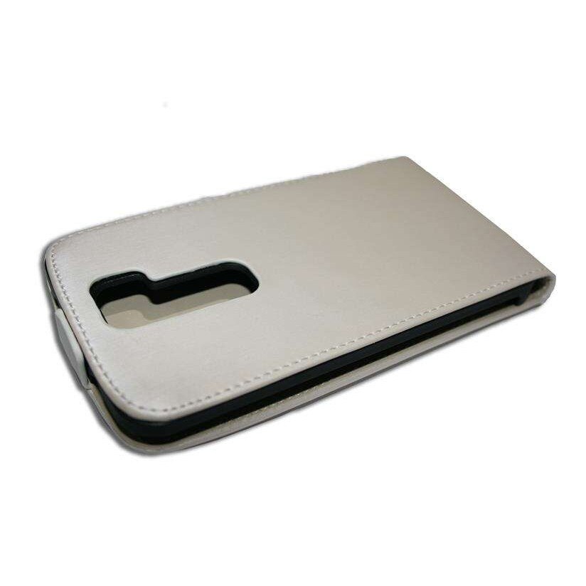 Husa LG Optimus G2 din Piele ECO Culoare Alba