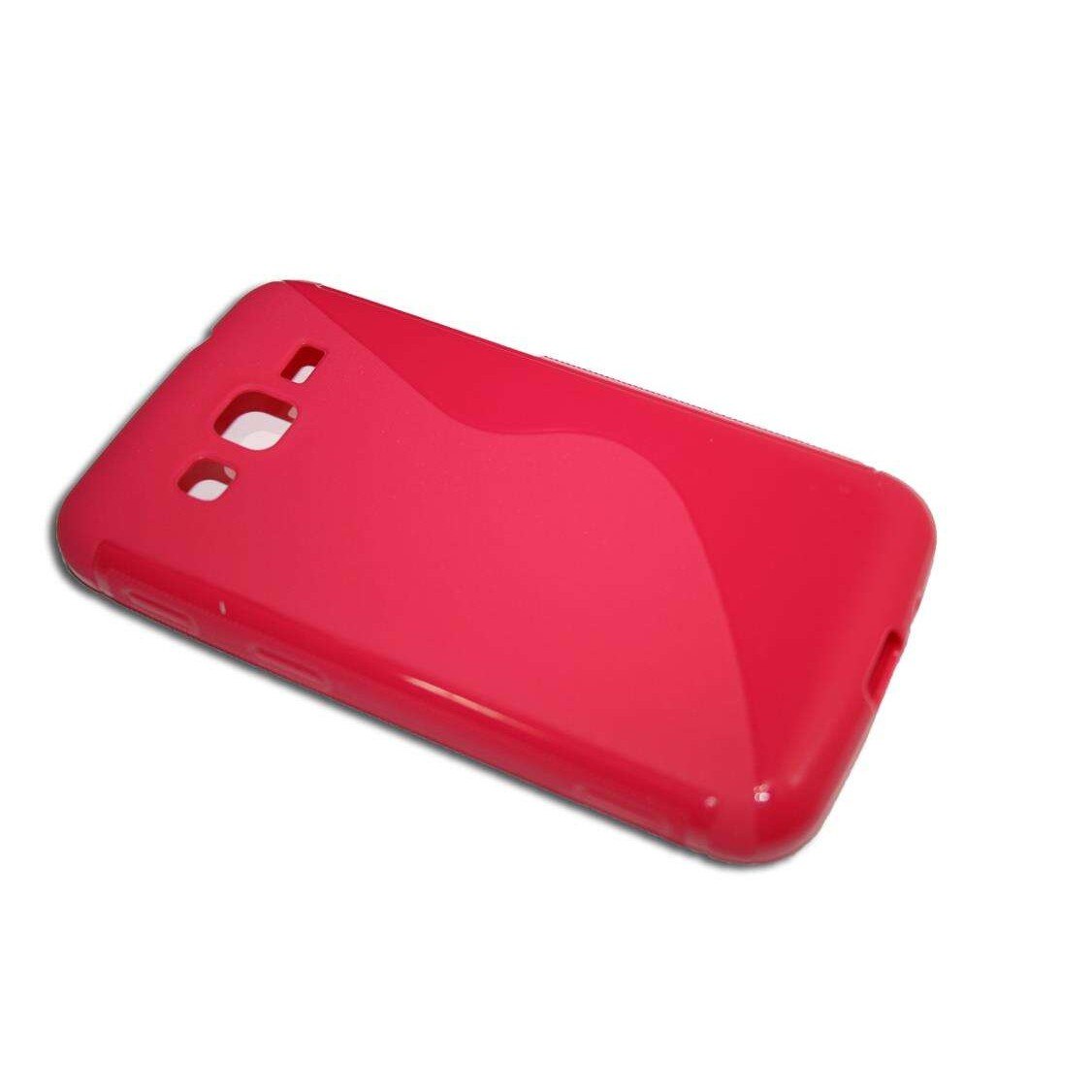 Husa Samsung Galaxy Core Advance i8580 din Silicon Model S Line Culoare roz