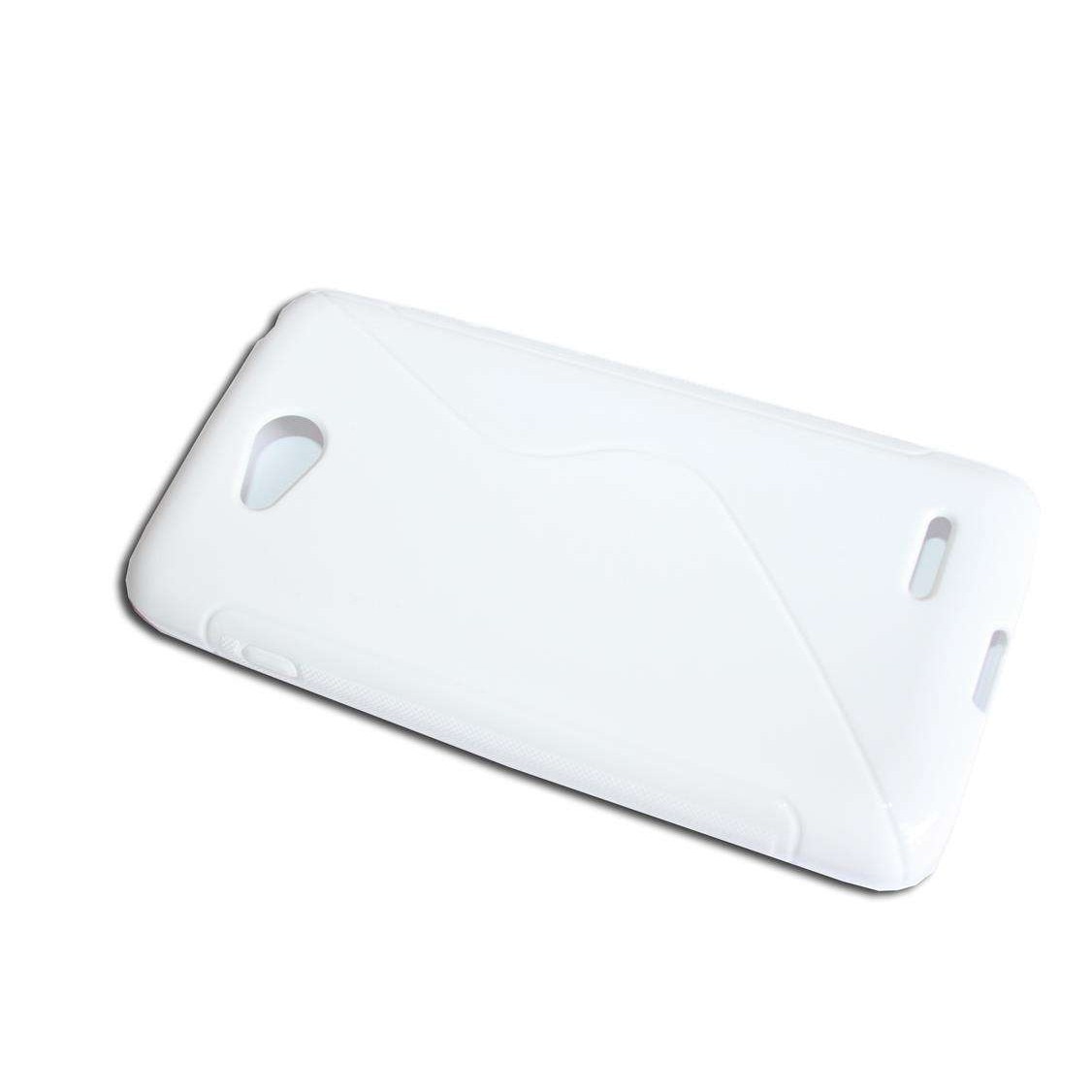 Husa LG L90 D405N din Silicon model S Line alb