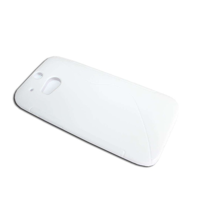 Калъф HTC One 2 (M8) - S Line - бял силикон