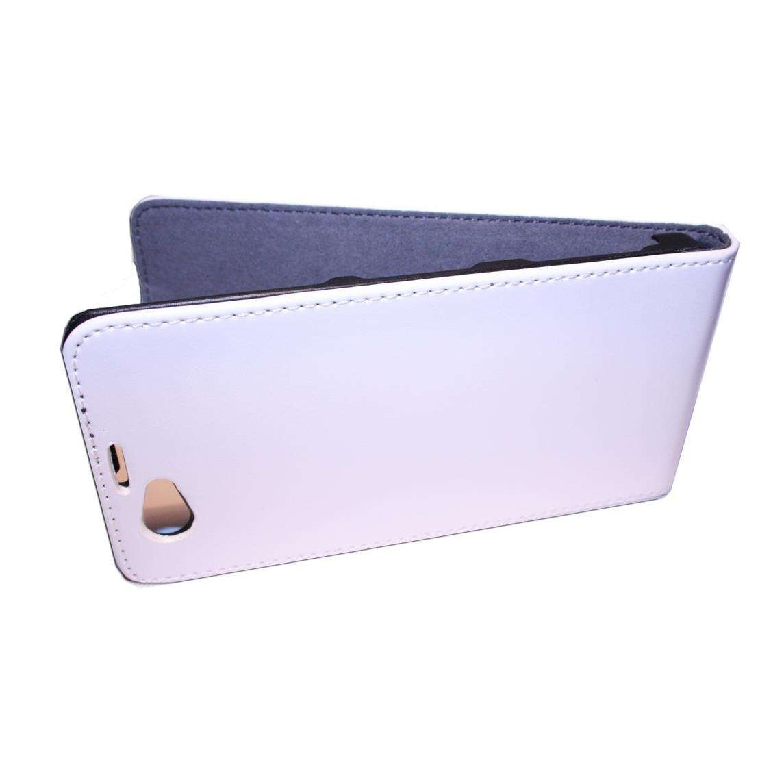 Husa Sony Ericsson Xperia Z1 Mini din Piele ECO Culoare alba Model SLIM