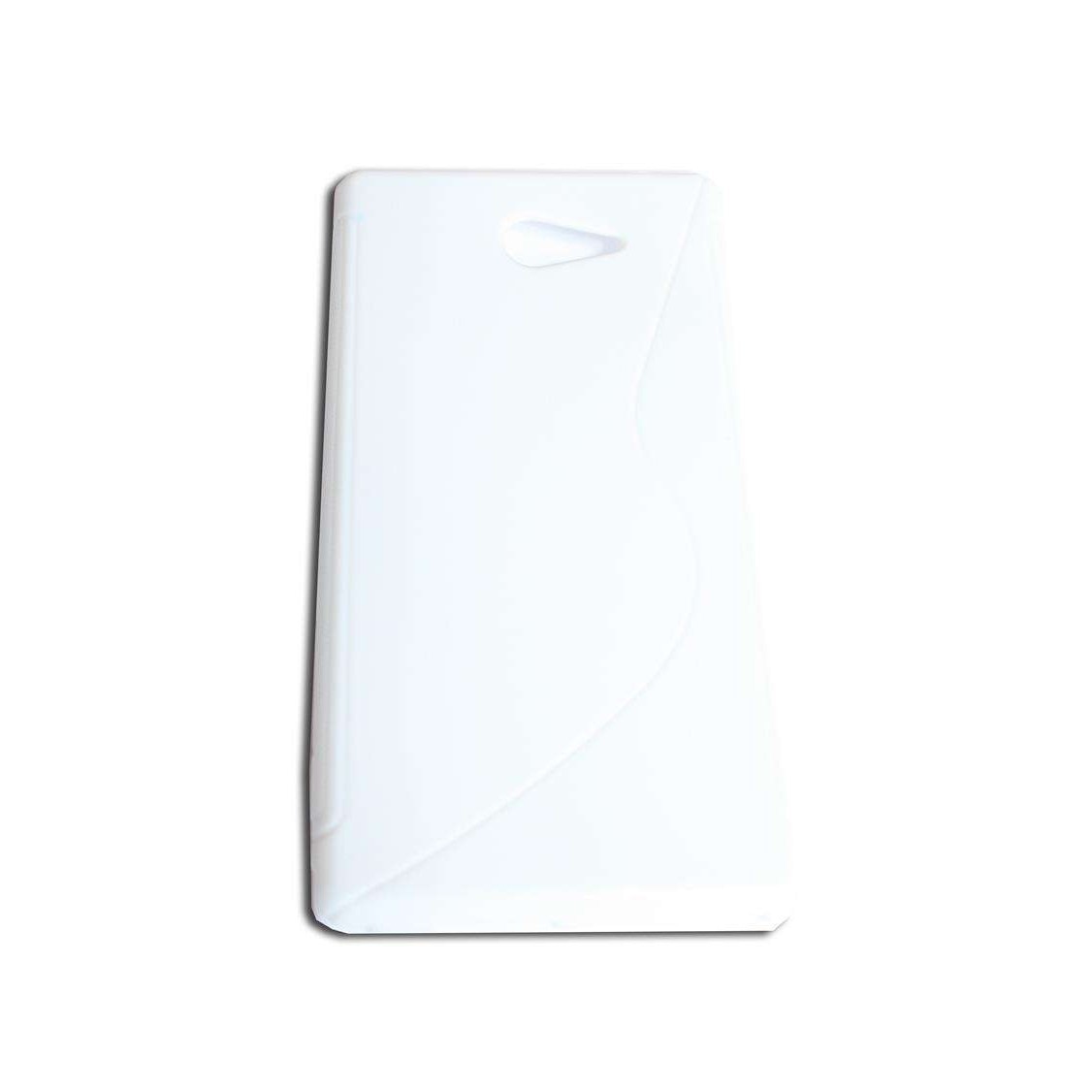 Husa Sony Ericsson Xperia M2 S50h - S Line - silicon alb