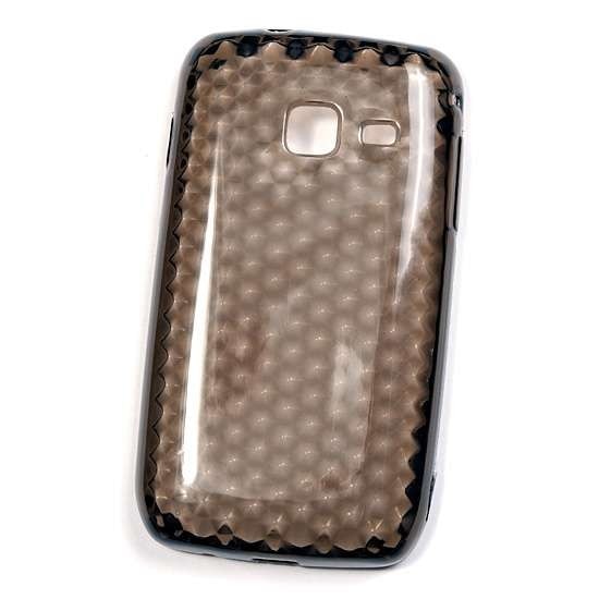 Husa Samsung Galaxy Wave Y S5380 din Silicon Model Fagure Culoare Fumurie