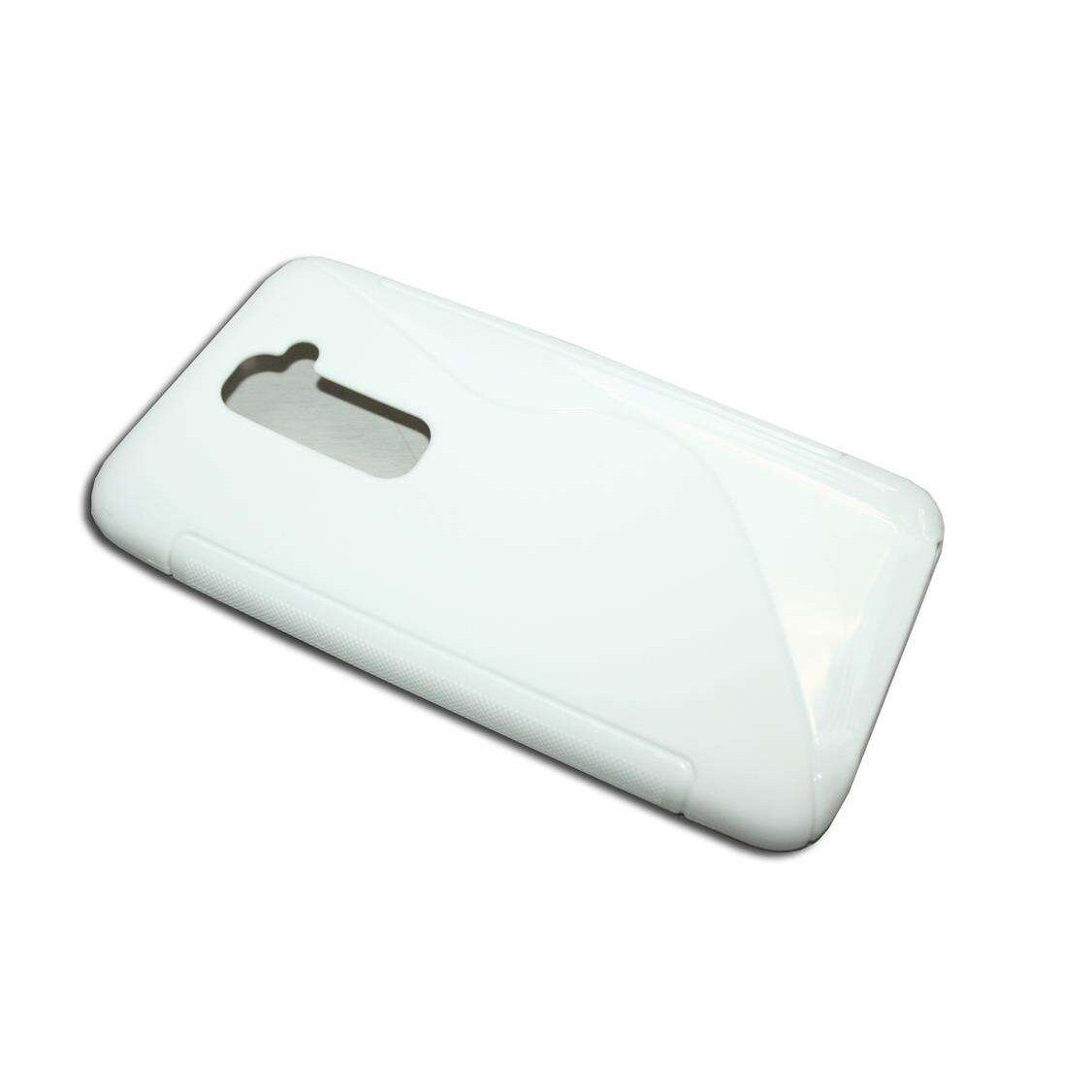 Husa LG Optimus G2 S Line din Silicon de Culoare Alba