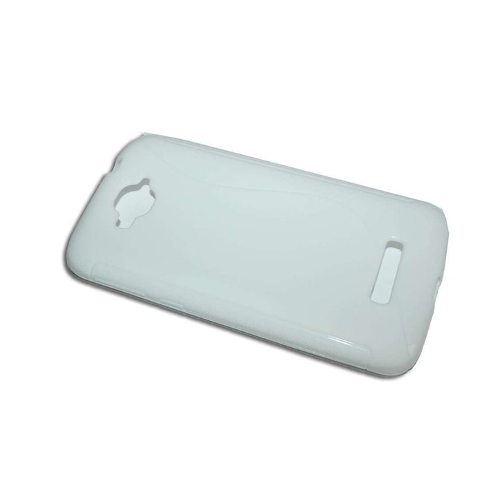 Калъф Alcatel One Touch Pop C7 - S Line - бял силикон