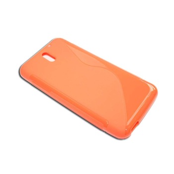 Husa HTC Desire 610 S Line din Silicon de Culoare Portocalie Husa HTC Desire 610 S Line din Silicon de Culoare Portocalie