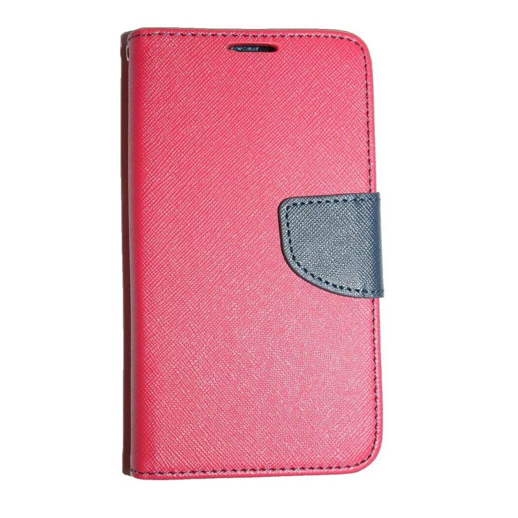 Husa LG Optimus G3 - Fancy - piele ECO - culoare Roz-Albastru