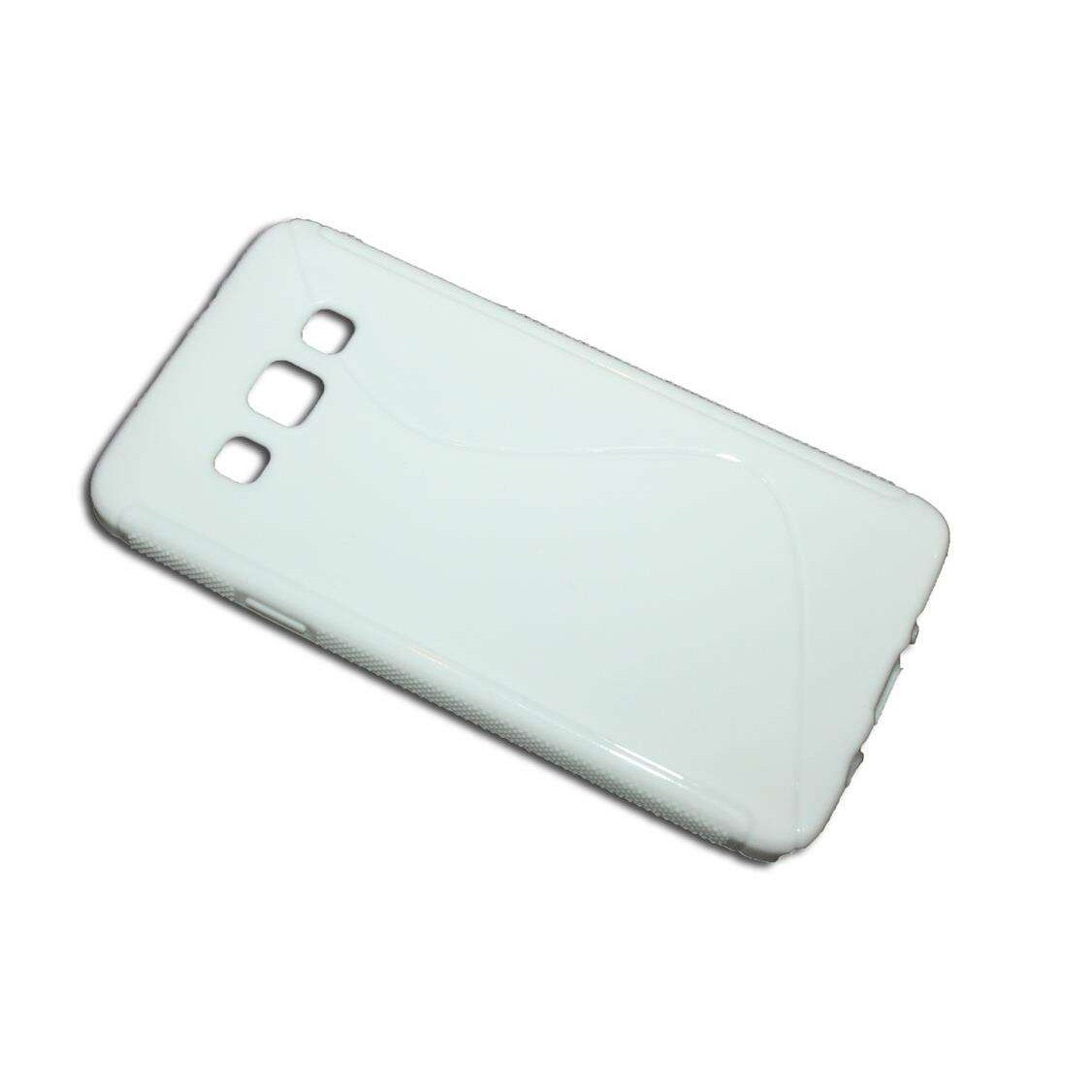 Husa Samsung Galaxy A7 A700F, TOP, S Line, silicon alb