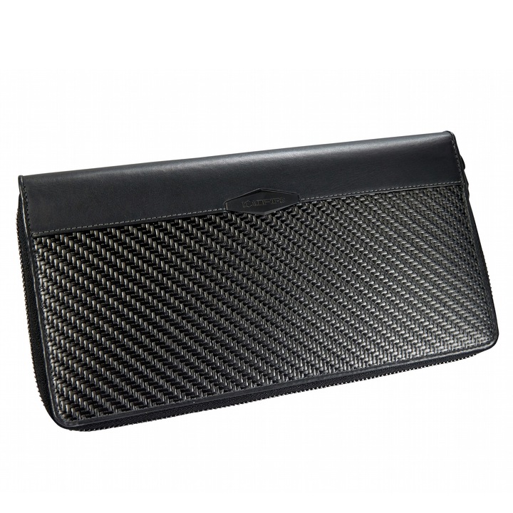 Несесер за пътуване от Карбон Coldfire, GT-Rebel Travel Wallet Zip around, RFID защита