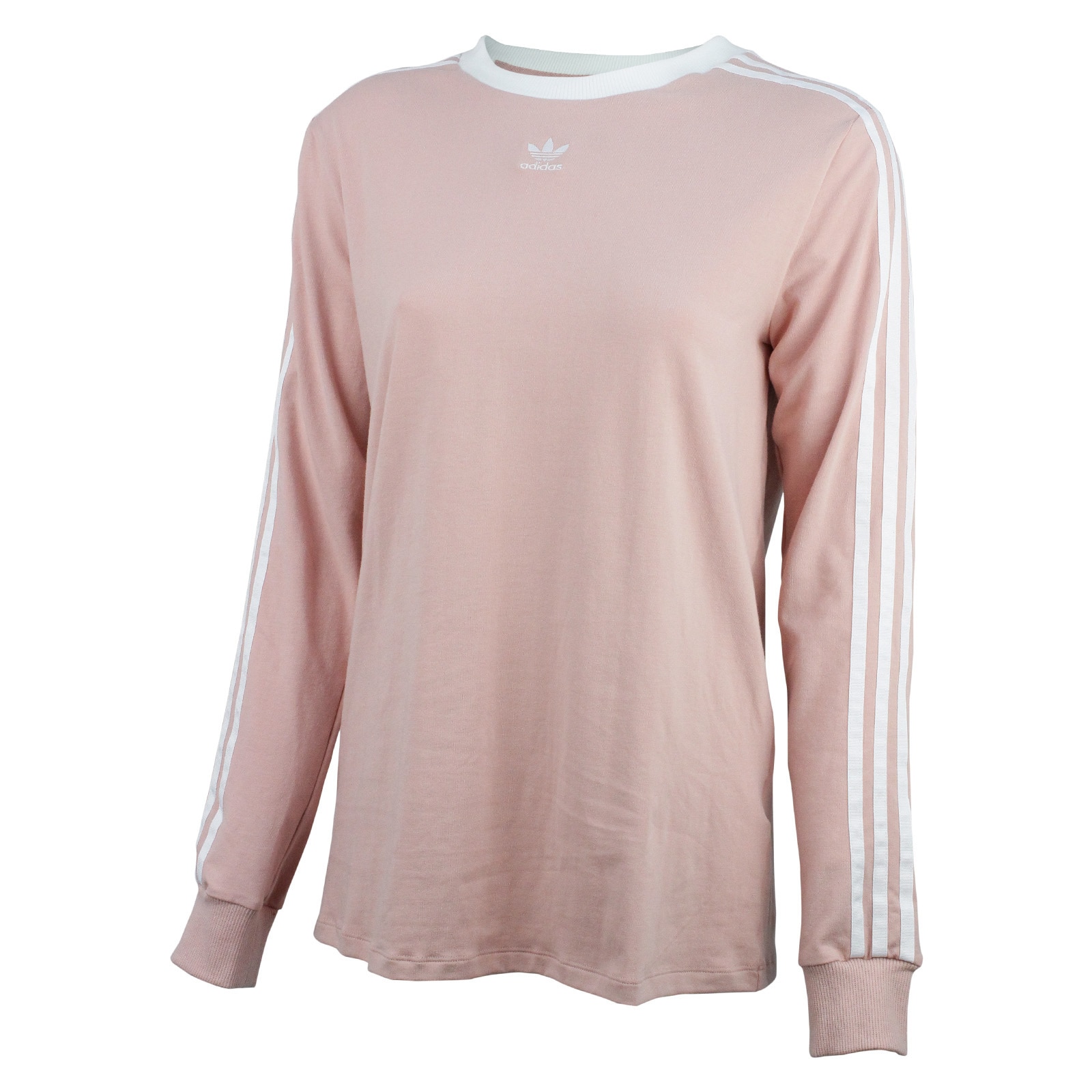 Therapy run out tactics Bluza femei adidas Originals 3 Stripes LS DH4431, XL, Roz - eMAG.ro