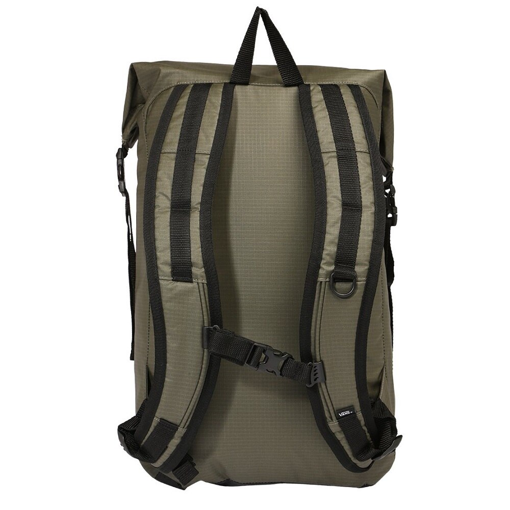 vans fend roll top backpack review