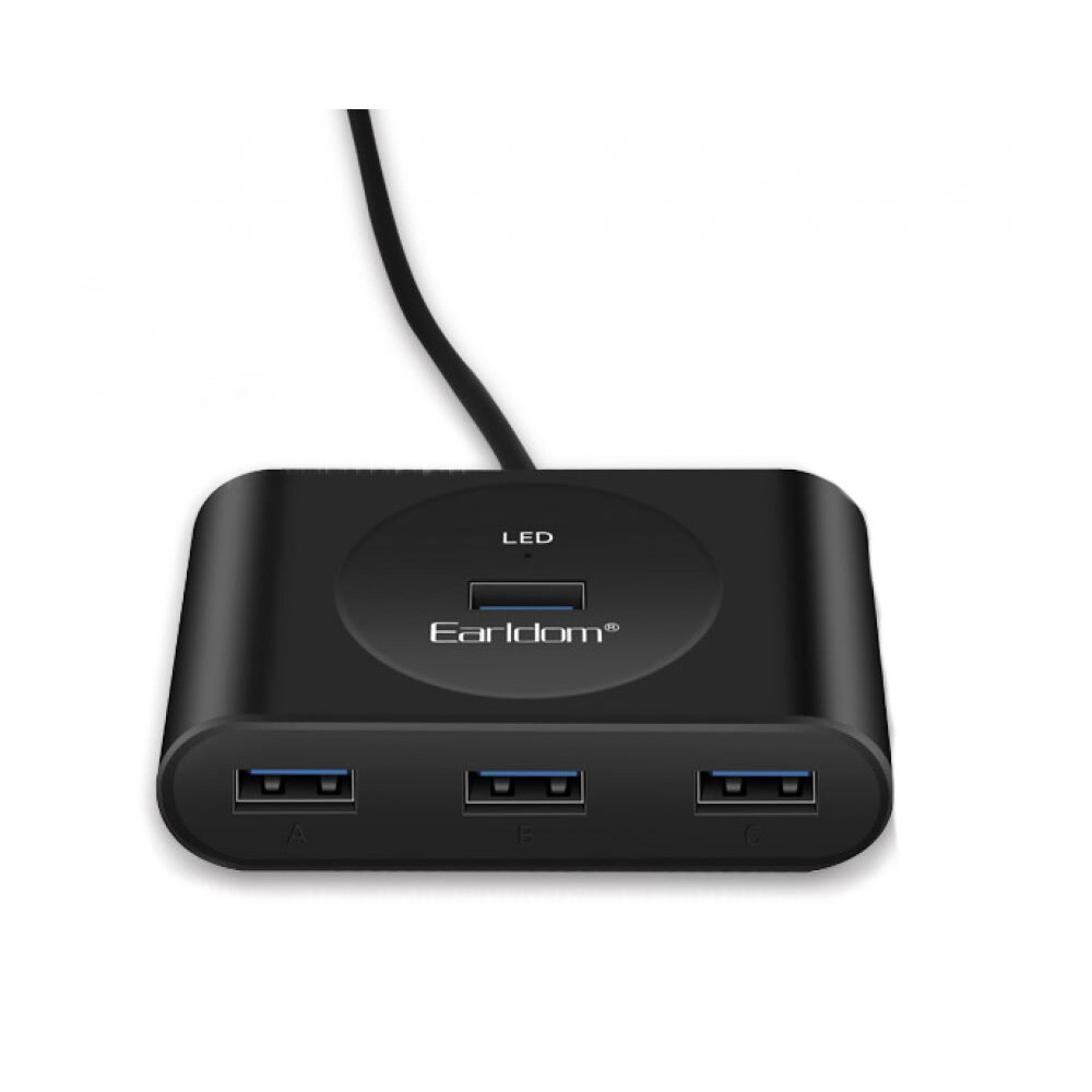 Hub usb 2.0 cu 4 porturi usb adaptor, Earldom, multiplicator, 480Mb/s ...