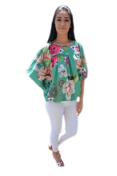 Bluza rafinata, vaporoasa de vara,D&J Exclusive, Verde Bluza rafinata, vaporoasa de vara,D&J Exclusive, Verde