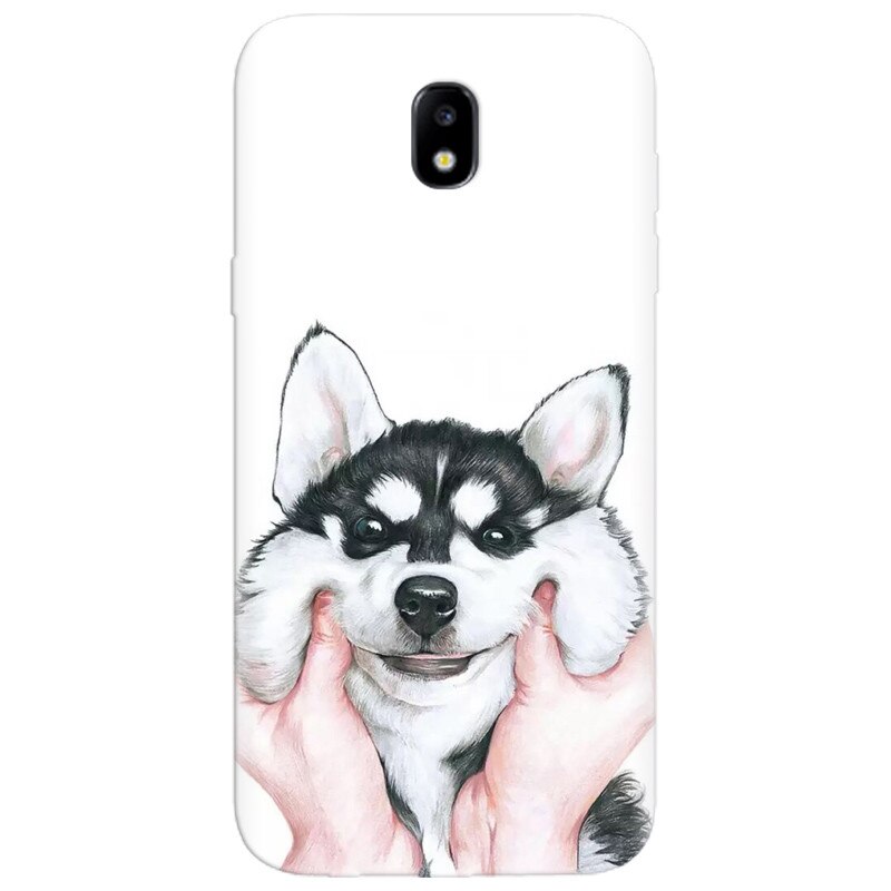 Husa silicon pentru Samsung Galaxy A7 2017, Cute Dog 1.