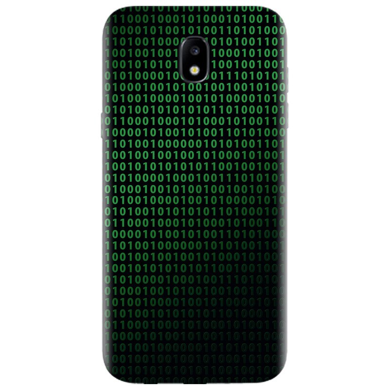Husa silicon pentru Samsung Galaxy A7 2017, Binary Code