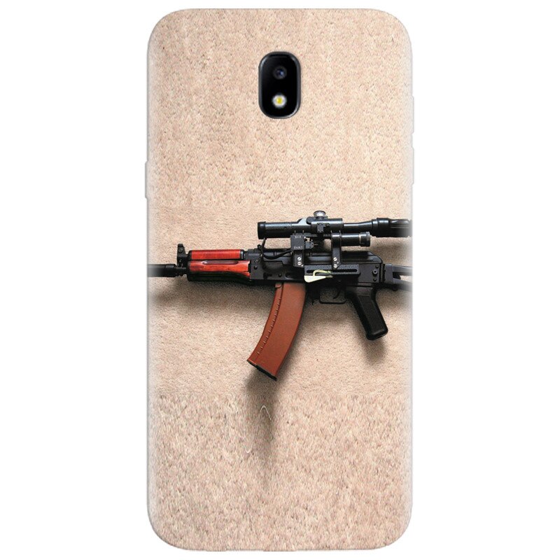 Husa silicon pentru Samsung Galaxy A7 2017, AK Kalashnikov Gun Of Military