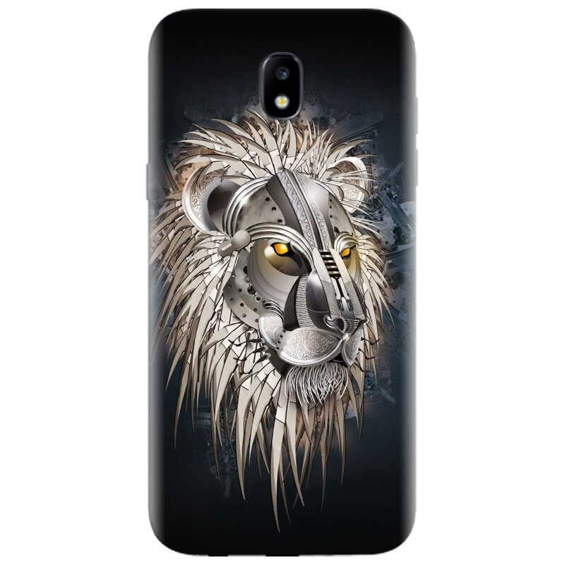 Husa silicon pentru Samsung Galaxy A7 2017, Abstract Lion 001