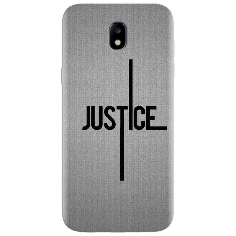 Husa silicon pentru Samsung Galaxy A7 2017, Amir Justice Minimalistic Nubheebuccus Text