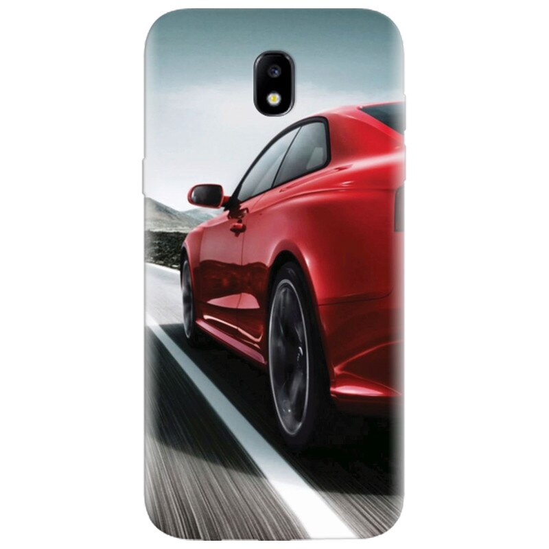 Husa silicon pentru Samsung Galaxy A7 2017, Car On Road