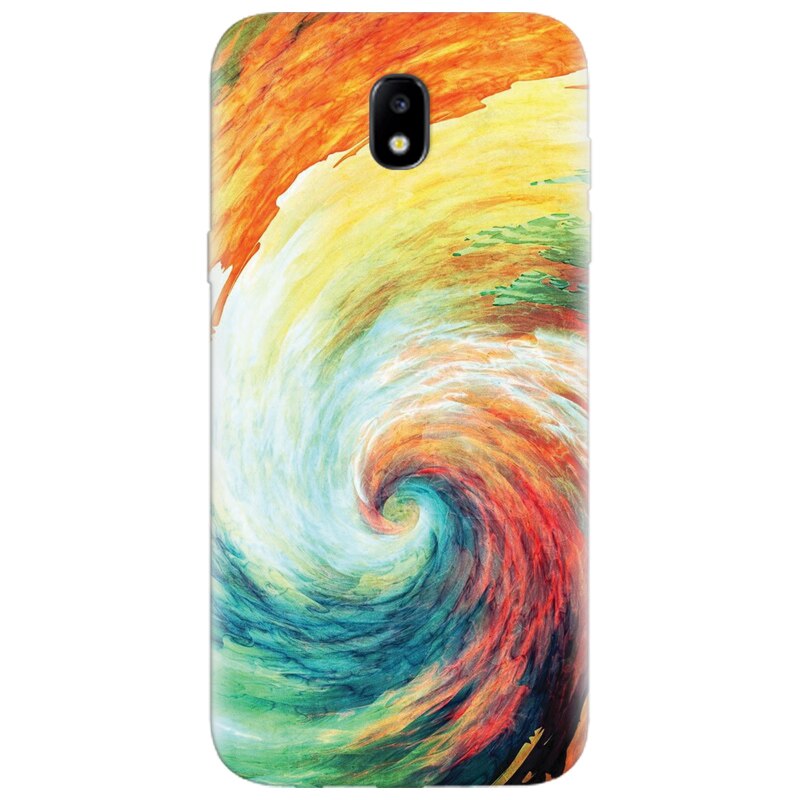 Husa silicon pentru Samsung Galaxy A7 2017, Big Wave Painting