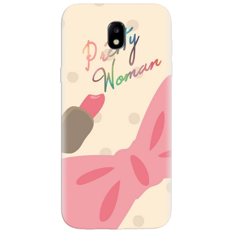 Husa silicon pentru Samsung Galaxy A7 2017, Cute Girly