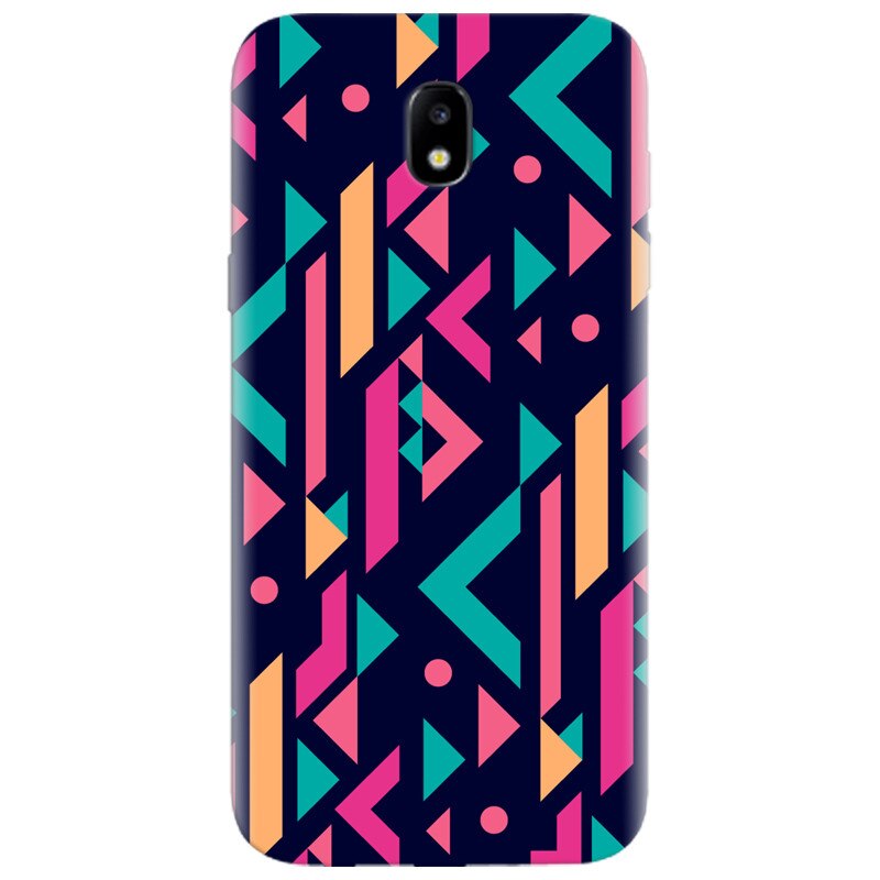 Husa silicon pentru Samsung Galaxy A7 2017, Alien Geometrics