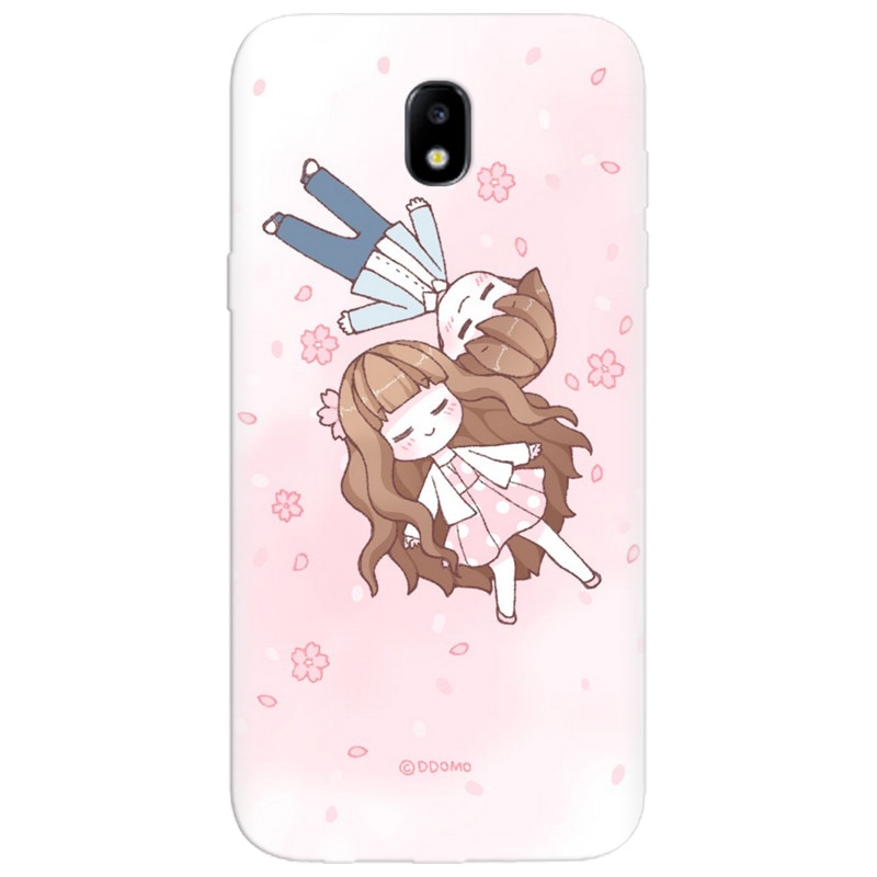 Husa silicon pentru Samsung Galaxy A7 2017, Cute Couple