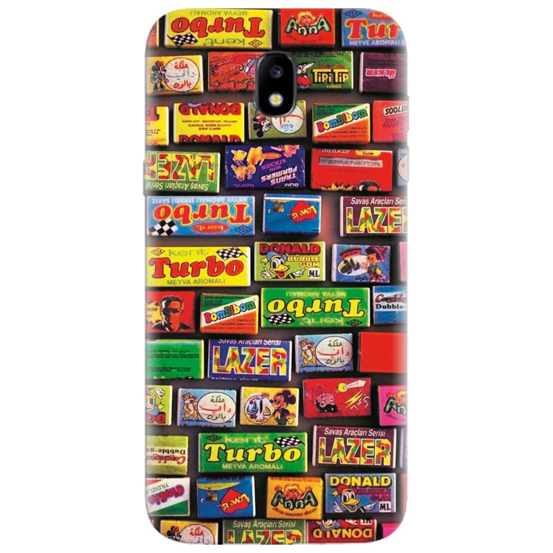 Husa silicon pentru Samsung Galaxy A7 2017, Chewing Gum Turbo