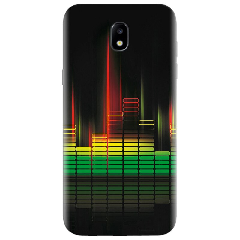 Husa silicon pentru Samsung Galaxy A7 2017, Abstract Dj Sound System