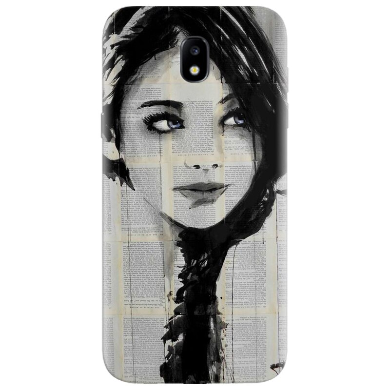 Husa silicon pentru Samsung Galaxy A7 2017, Blue Eyes