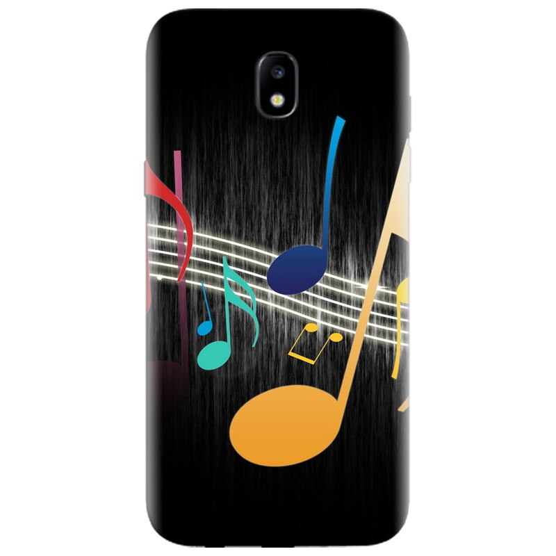 Husa silicon pentru Samsung Galaxy A7 2017, Colorful Music