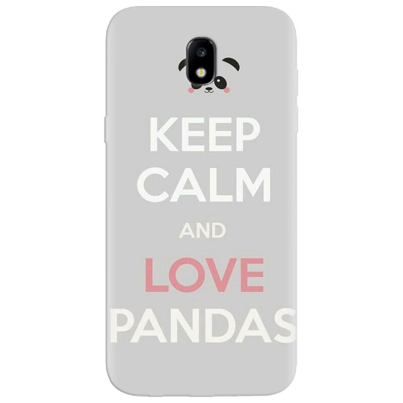 Husa silicon pentru Samsung Galaxy A7 2017, Panda Phone