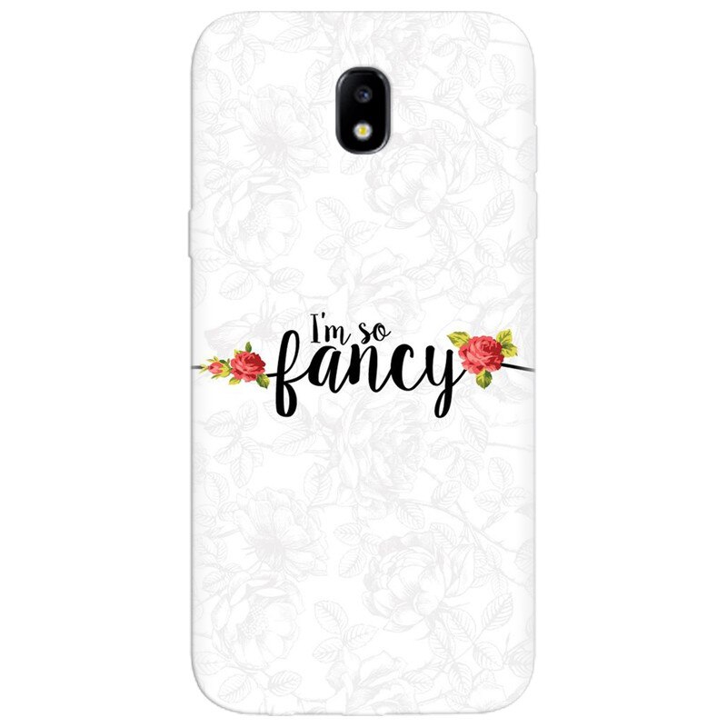 Husa silicon pentru Samsung Galaxy A7 2017, Im So Fancy Floral