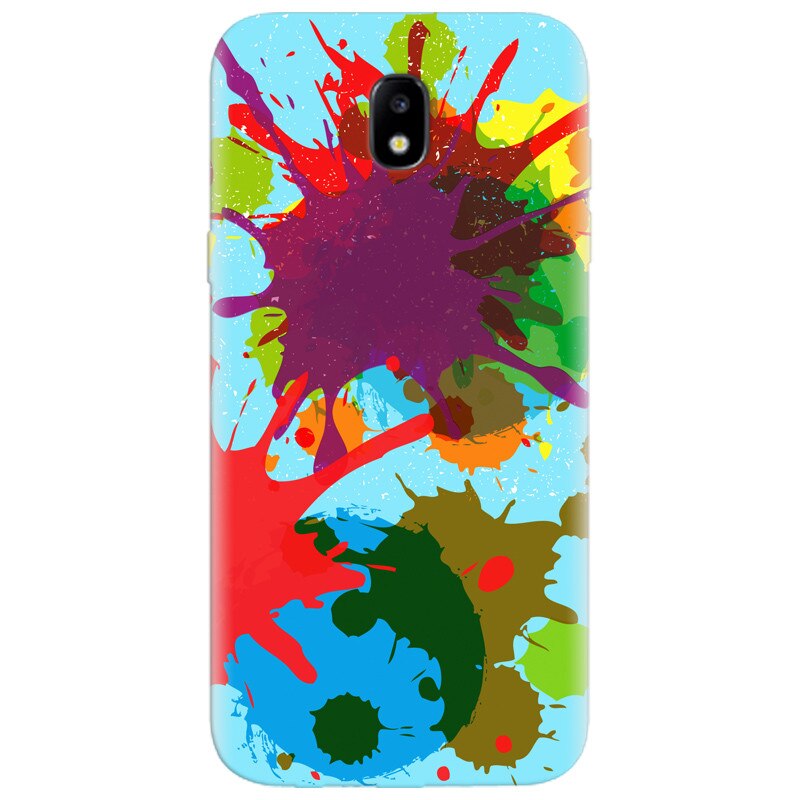 Husa silicon pentru Samsung Galaxy A7 2017, Holi Splash