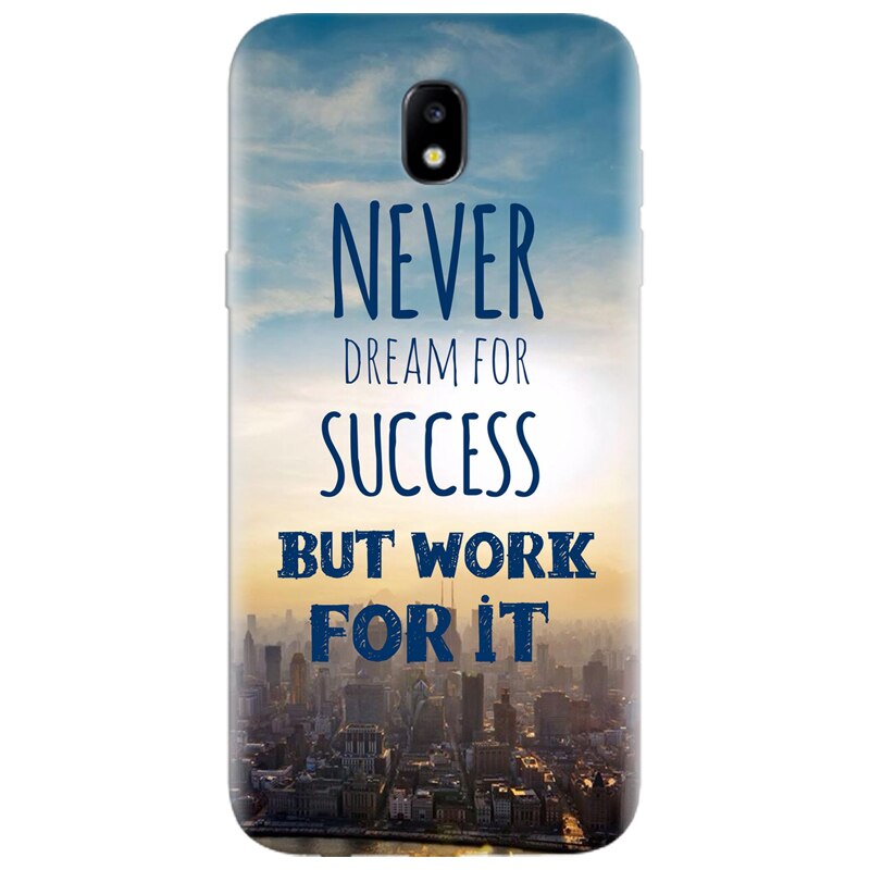 Husa silicon pentru Samsung Galaxy A7 2017, Never Dream