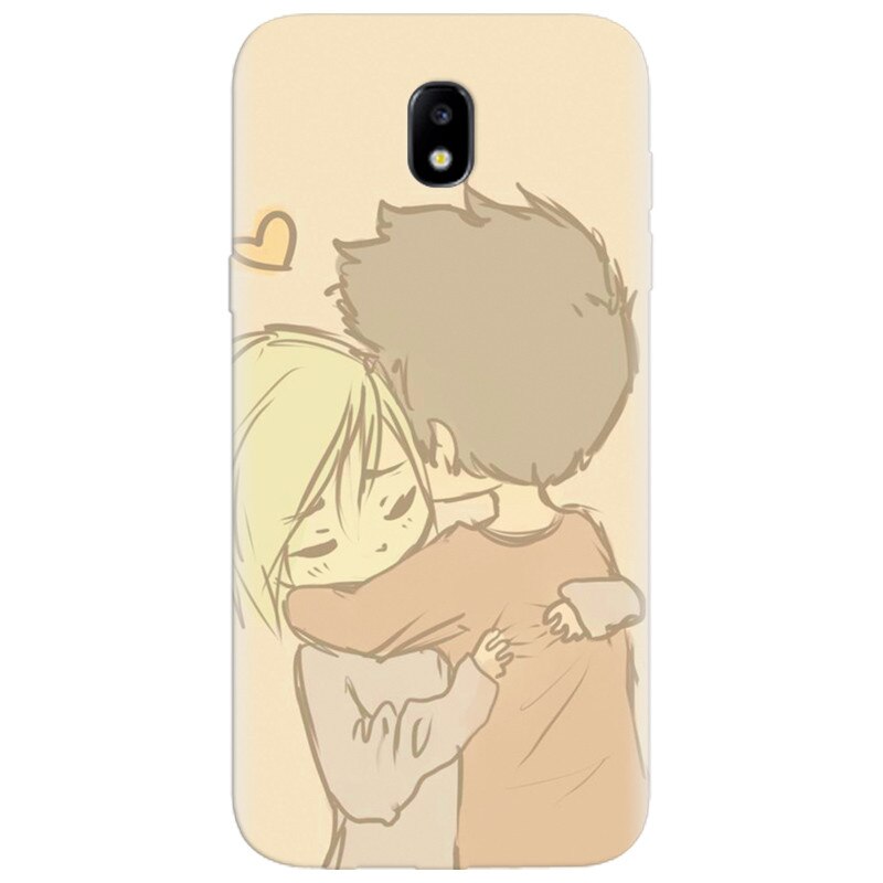 Husa silicon pentru Samsung Galaxy A7 2017, Couple Hug