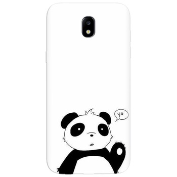 Husa silicon pentru Samsung Galaxy A7 2017, Panda Cellphone Husa silicon pentru Samsung Galaxy A7 2017, Panda Cellphone