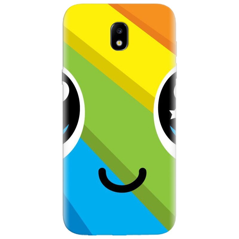 Husa silicon pentru Samsung Galaxy A7 2017, Happy Face