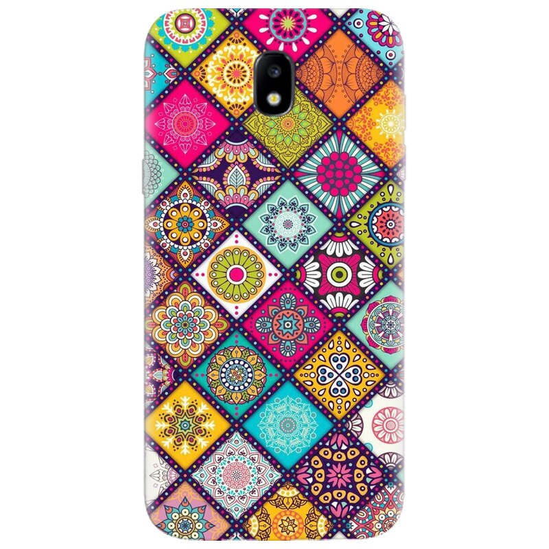 Husa silicon pentru Samsung Galaxy A7 2017, Mandala Pattern