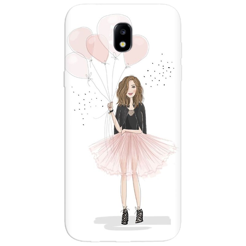 Husa silicon pentru Samsung Galaxy A7 2017, Happy Aniversary